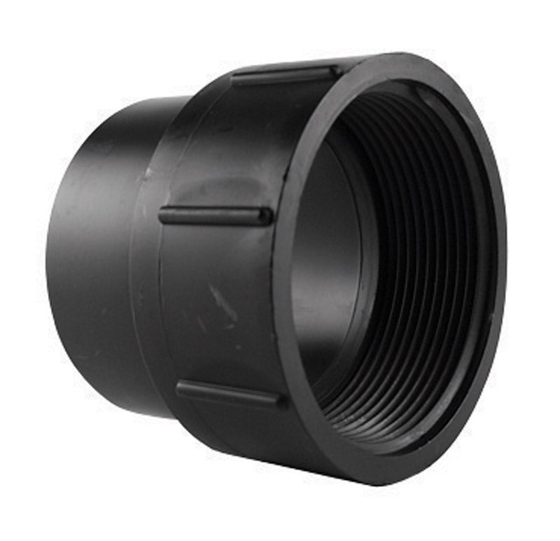 Charlotte Pipe 2 in. Spigot X 2 in. FPT ABS Adapter