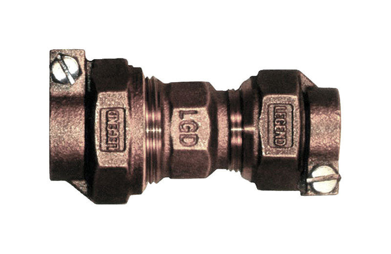 Legend Valve 1 in. Pack Joint Pattern X 1 in. D CTS Pack Joint Bronze Coupling