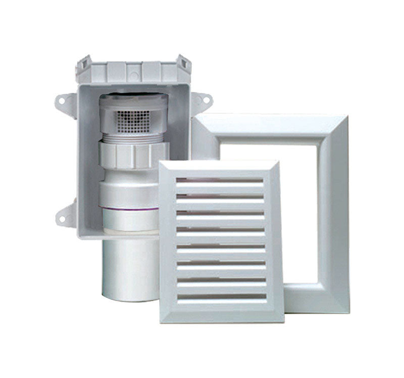 Sioux Chief TurboVent 1-1/2 in. HUB in. X 2 in. Plastic Air Admittance Valve