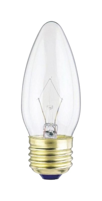 Westinghouse 25 W B11 Decorative Incandescent Bulb E26 (Medium) Warm White 2 pk