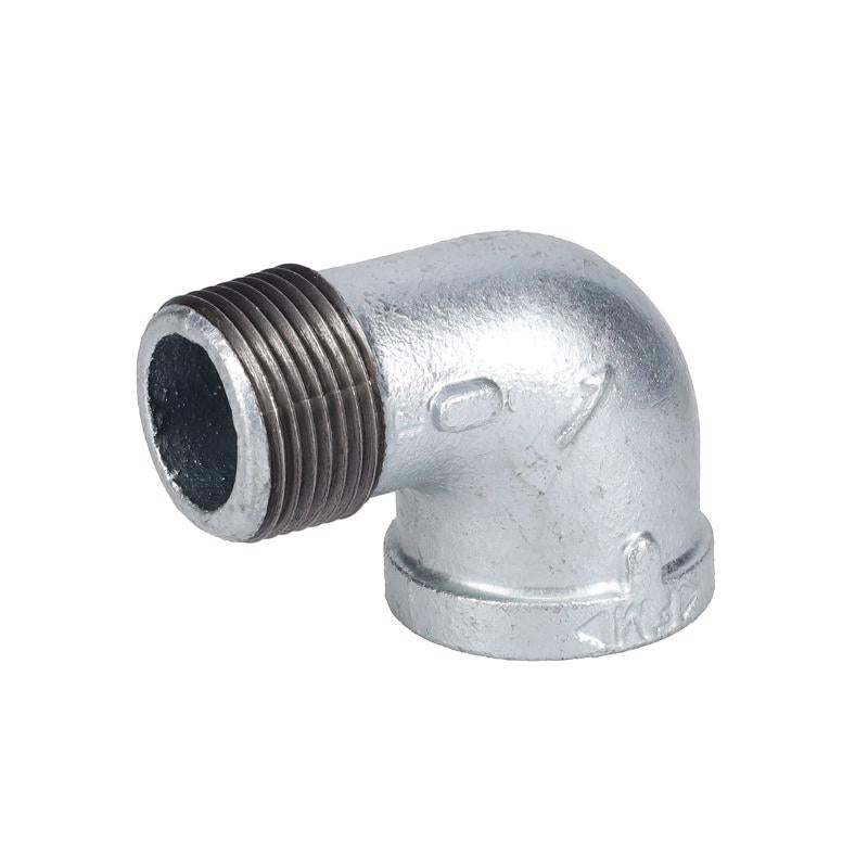 STZ Industries 1 in. FIP each X 1 in. D MIP Galvanized Malleable Iron 90 Degree Street Elbow
