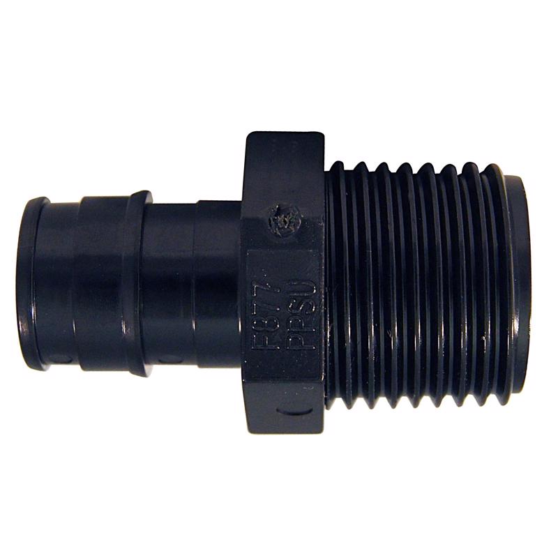 Apollo Expansion PEX / Pex A 1/2 in. Expansion PEX in to X 1/2 in. MPT Plastic Male Adapter