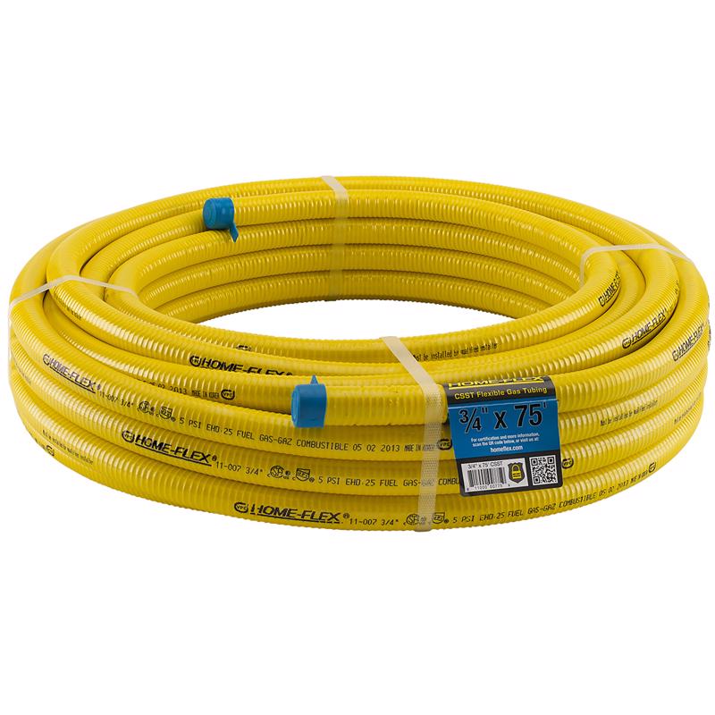 Home-Flex 1/2 in. X 75 in. L Stainless Steel CSST Gas Tubing