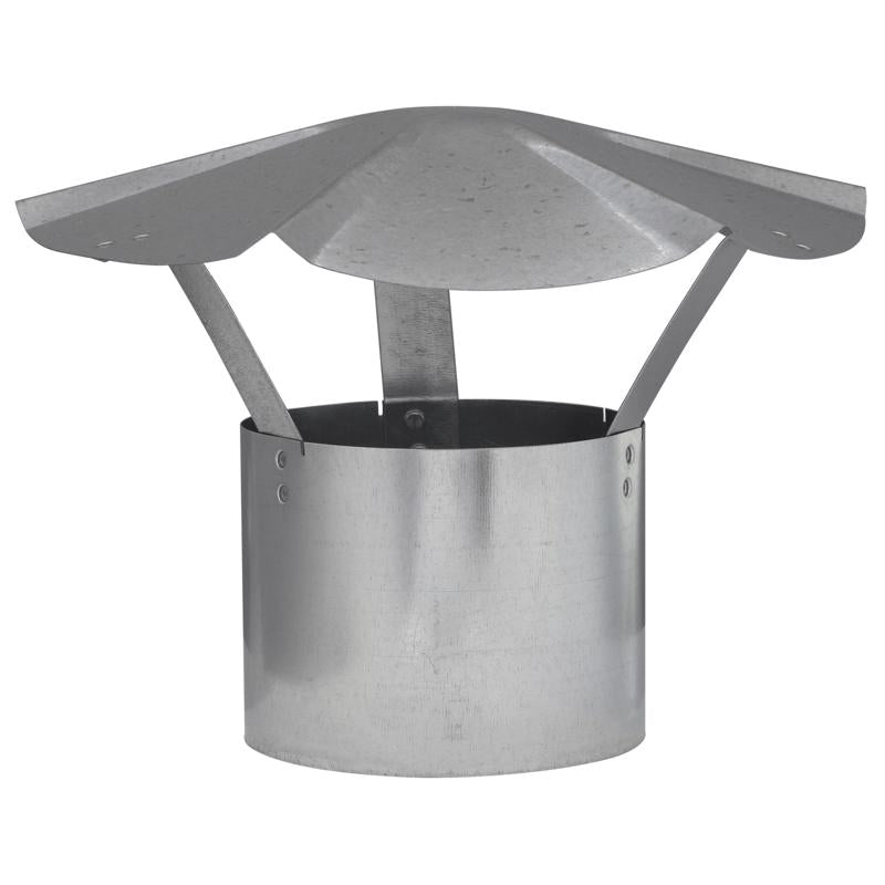 Imperial 5 in. D Galvanized Steel Rain Cap