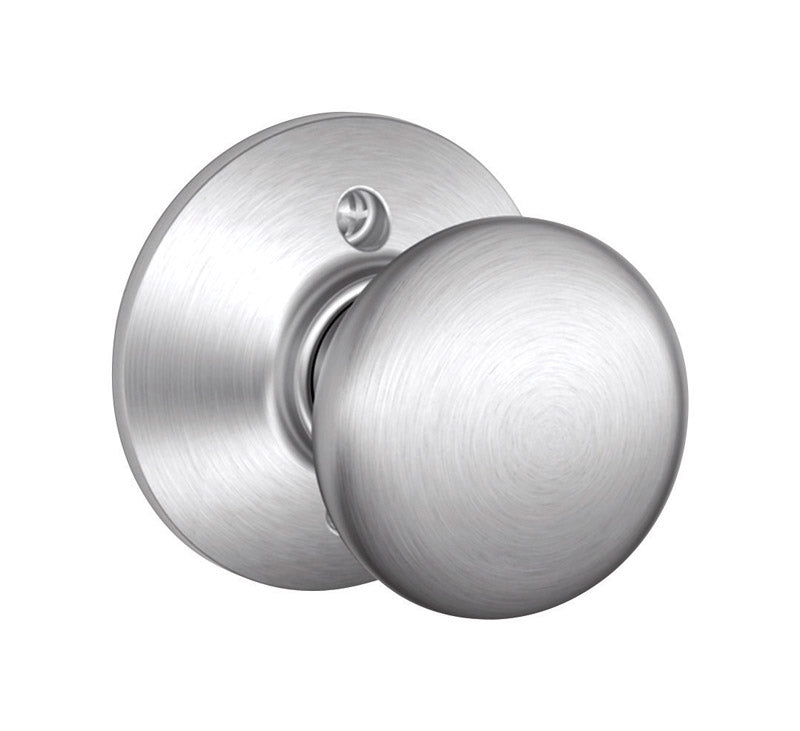 Schlage Plymouth Satin Chrome Dummy Knob
