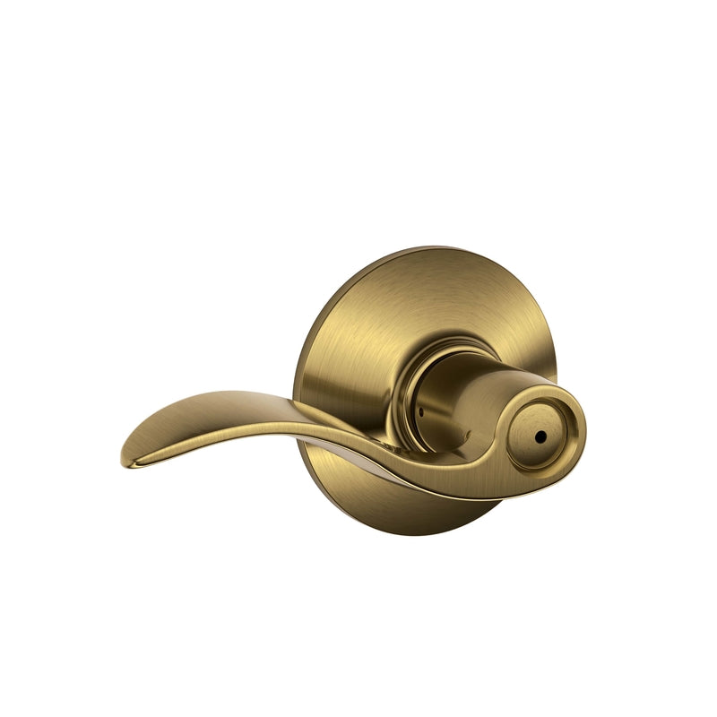 Schlage Accent Antique Brass Privacy Lever