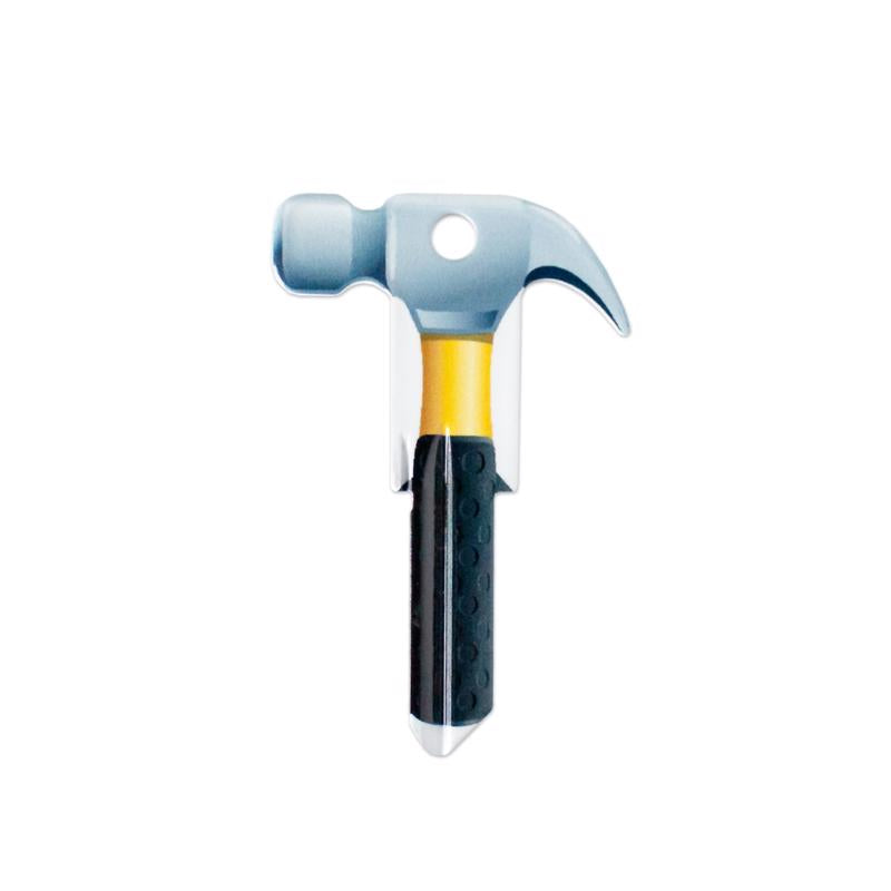 Lucky Line Hammer House Key Blank Single For Schlage Multicolored