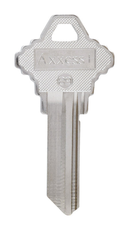 HILLMAN Traditional Key House/Office Key Blank 89 Single For Schlage Locks Silver