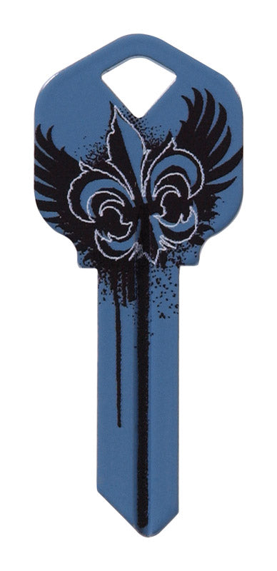HILLMAN Wackey House/Office Universal Key Blank Single Blue
