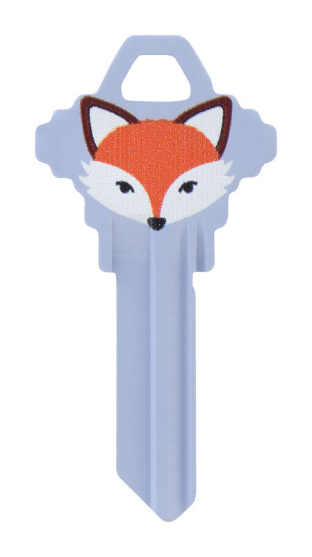 HILLMAN Wackey Fox House/Office Universal Key Blank Single