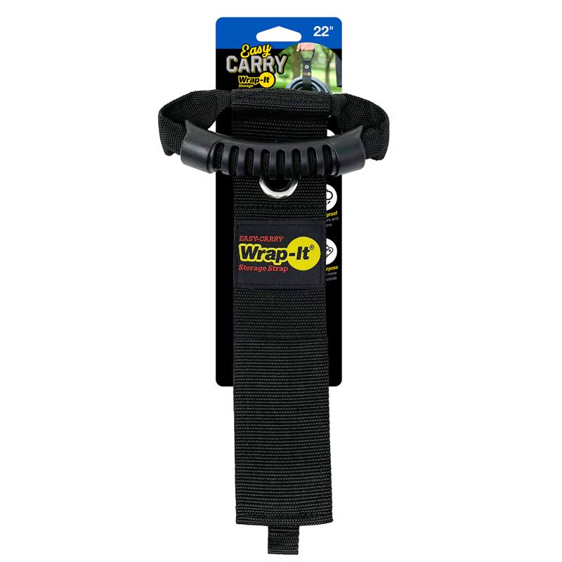 Wrap-It Easy Carry 2.5 in. W X 22 in. L Black Storage Straps 50 lb 1 pk