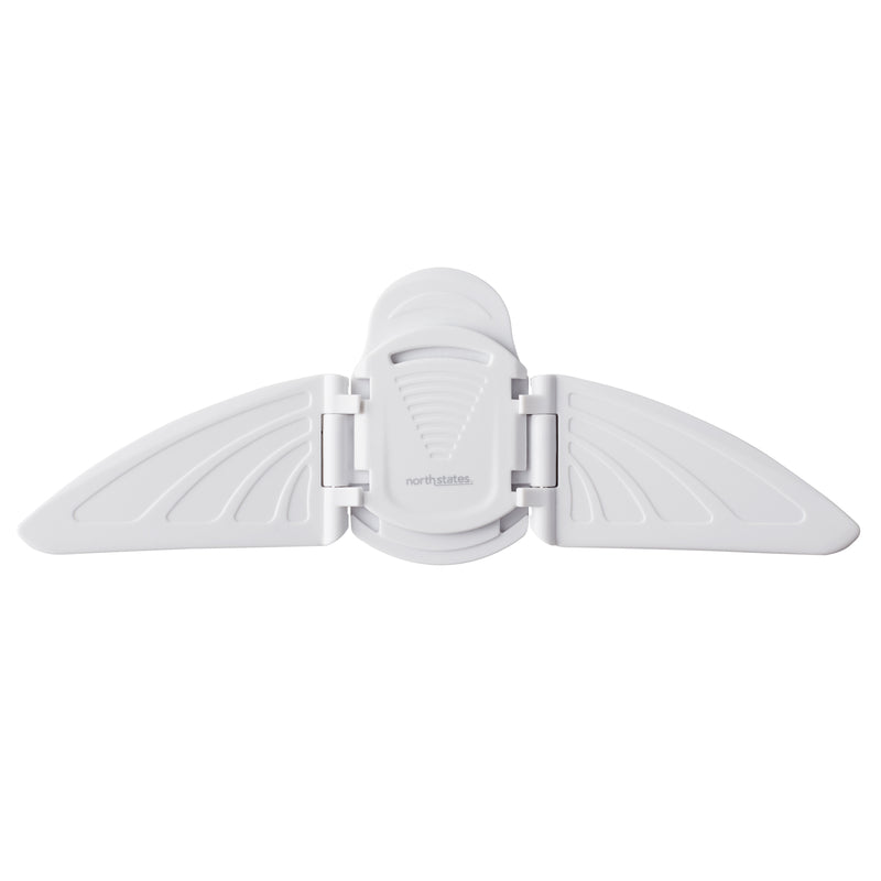 North States Toddleroo White Plastic Door and Window Lock 1 pk