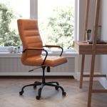 Flash Furniture Brown Faux Leather Office Chair
