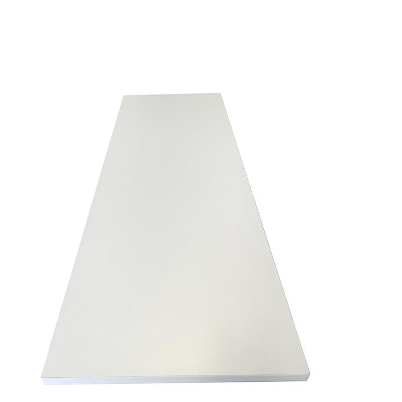 ATC 0.63 in. H X 10 in. W X 23.6 in. D White Wood Shelf Board