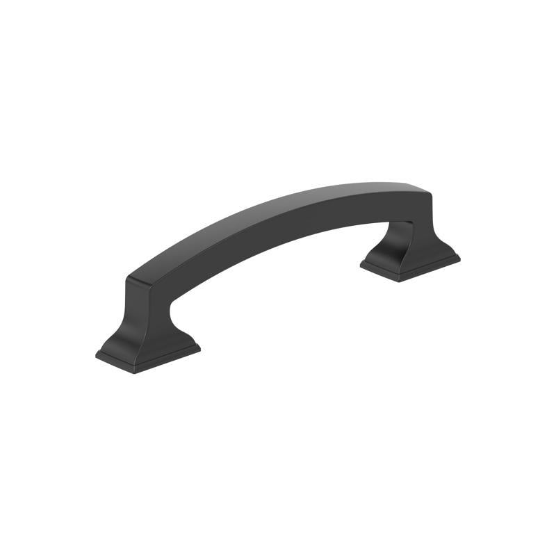 Amerock Everyday Basics Transitional Arch Cabinet Pull 3-3/4 in. Matte Black Black 1 pk