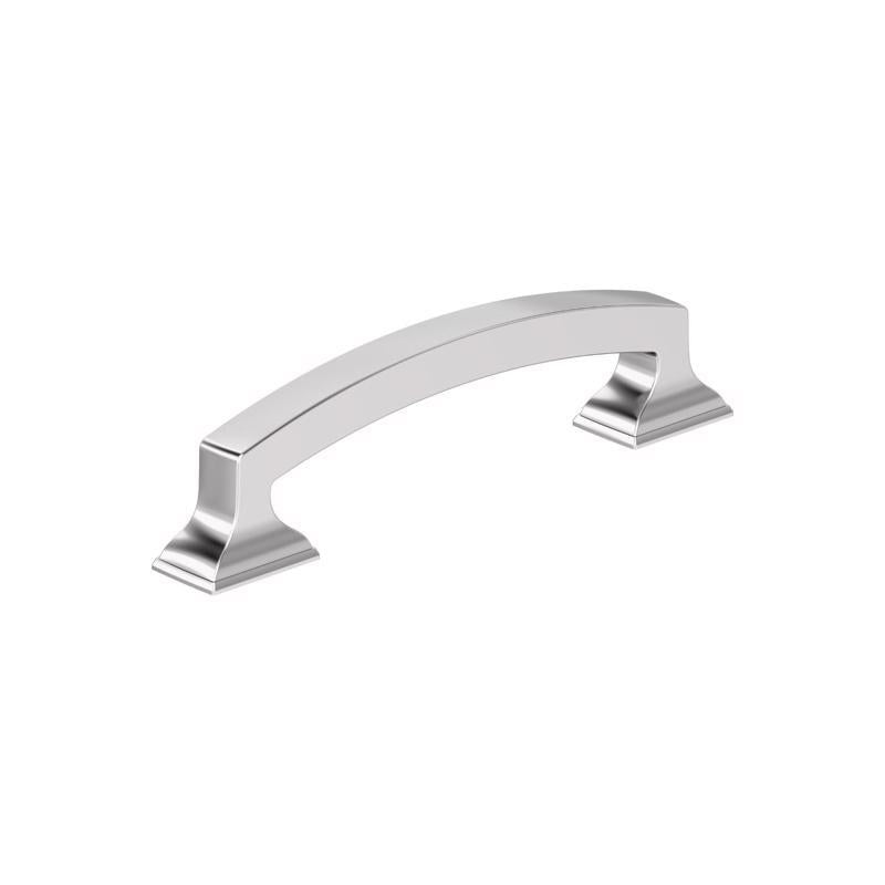 Amerock Incisive Transitional Arch Cabinet Pull 3-3/4 in. Polished Chrome Silver 1 pk