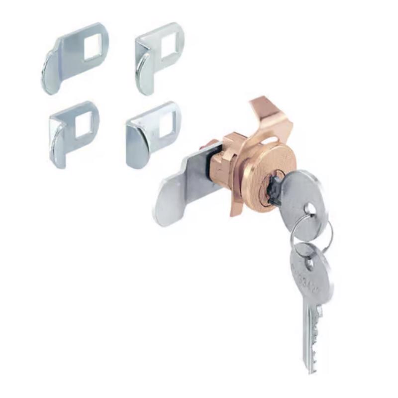 ATC Brass Plated Steel Counter Clockwise Mailbox Lock 2
