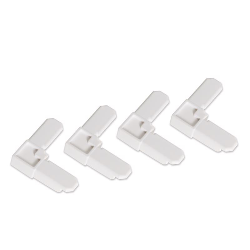 M-D Building Products White Plastic Frame Corners 7/16 in. H 100 pk