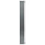 Mail Boss 46 in. Matte Gray Steel Mailbox Post