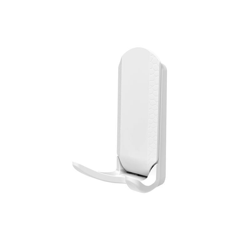 Gator Magnetics MINI White Metal/Steel Magnetic Hooks 15 lb. cap. 1 pk