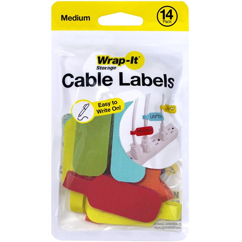 Wrap-It Assorted Polyethylene Cable Labels