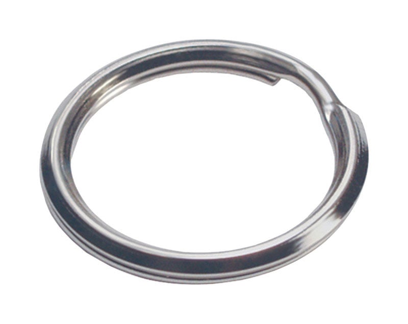 HILLMAN Tempered Steel Silver Split Rings/Cable Rings Key Ring