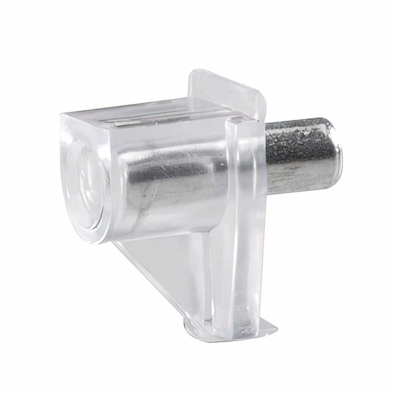 Richelieu Clear Plastic/Steel Shelf Support Peg 5 Ga. 0.8 in. L 10 lb