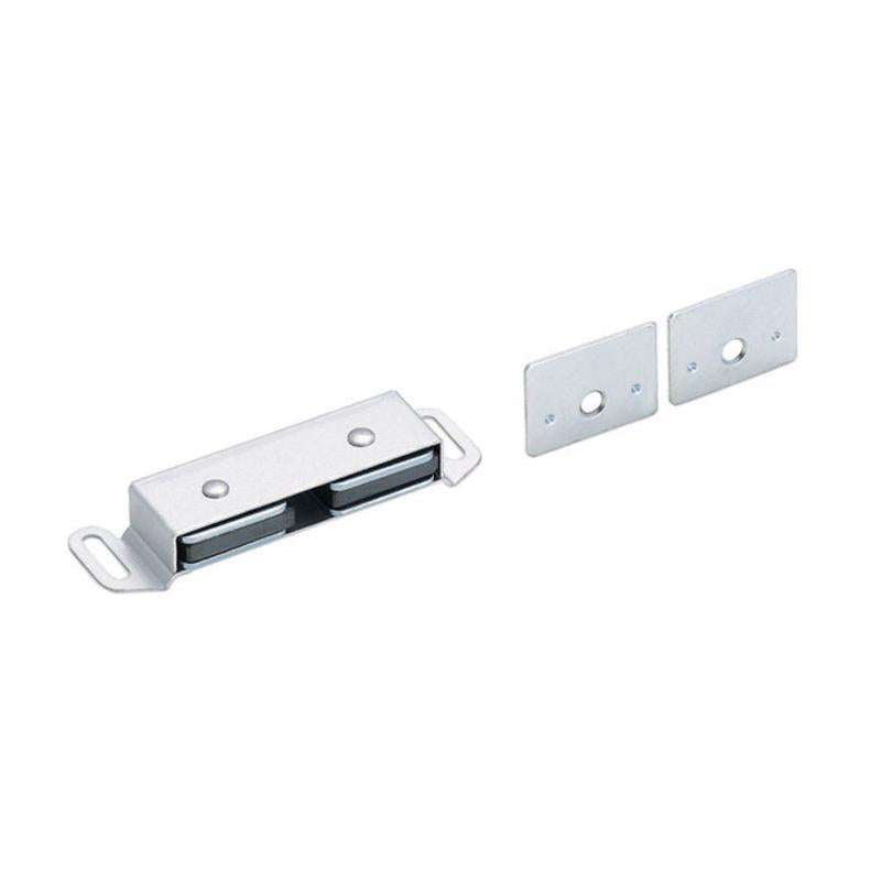 Amerock 1/2 in. H X 3.5 in. W X 1 in. D Aluminum Magnetic Catch