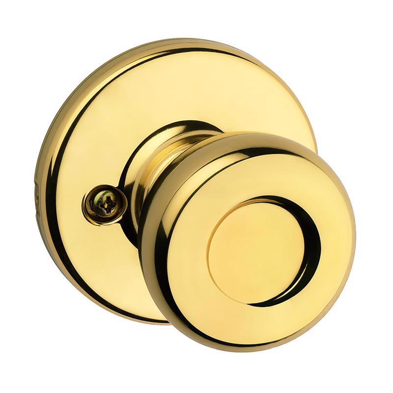 Kwikset Tylo Polished Brass Dummy Knob