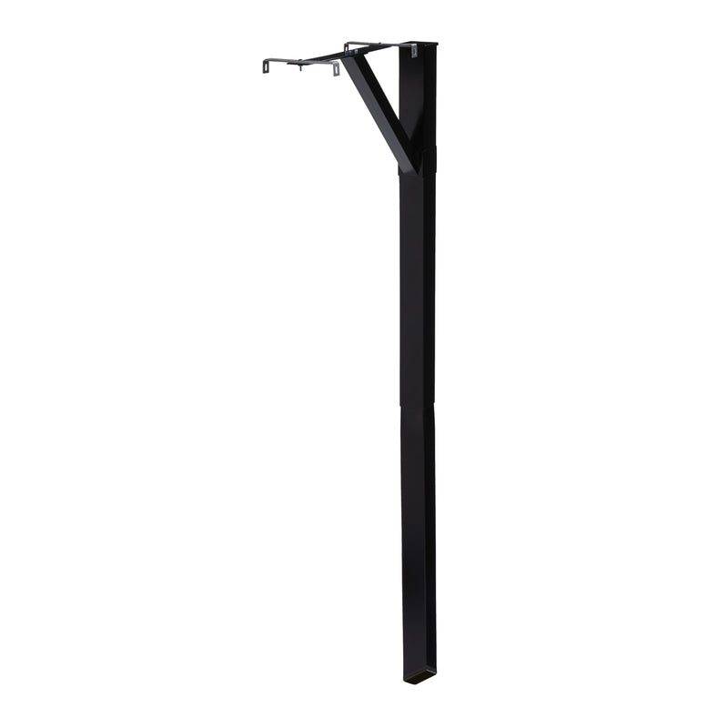 Architectural Mailboxes 59.9 in. Powder Coated Black Galvanized Steel Mailbox Post