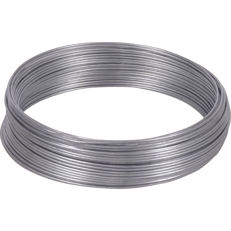 HILLMAN 50 ft. L Galvanized Steel 12 Ga. Wire