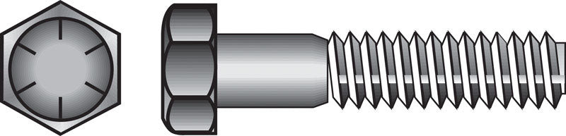 HILLMAN 3/4 in. D X 3 in. L Heat Treated Steel Hex Head Cap Screw 20 pk