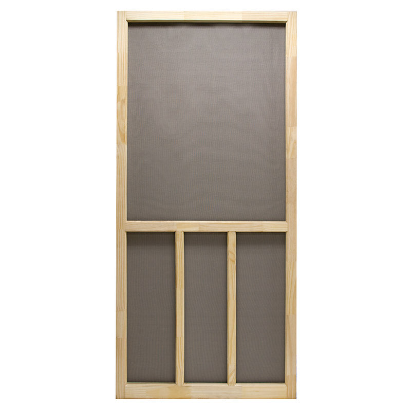 Precision 80-1/2 in. H X 32 in. W Aspen Natural Wood Wood Screen Door
