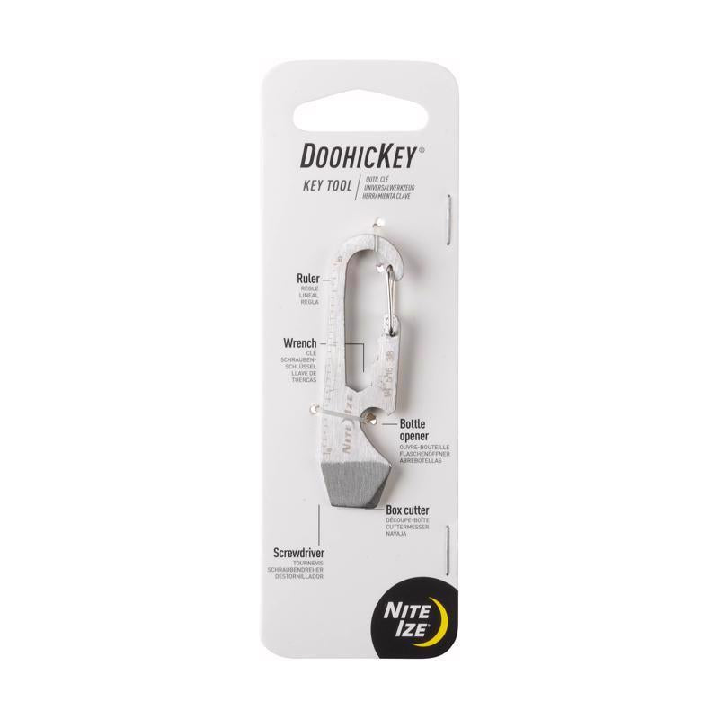 Nite Ize DoohicKey Stainless Steel Silver DoohicKey Multi Key Tool