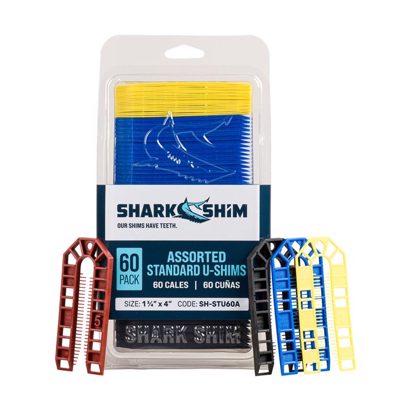 Shark Shim 1.7 in. W X 4 in. L Hard Plastic Shims 60 pk