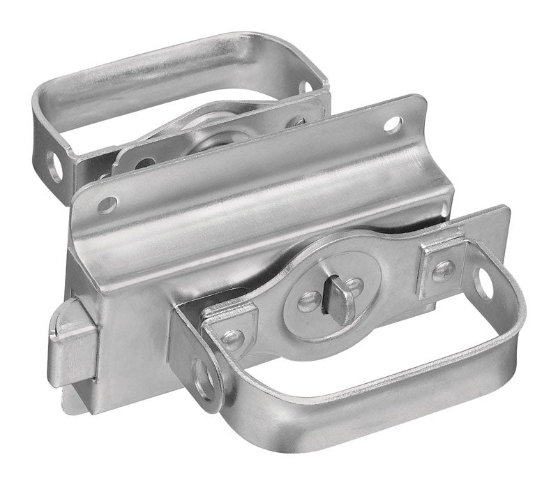 National Hardware 3 in. H X 4 in. W Zinc-Plated Steel Left or Right Handed Gate Latch