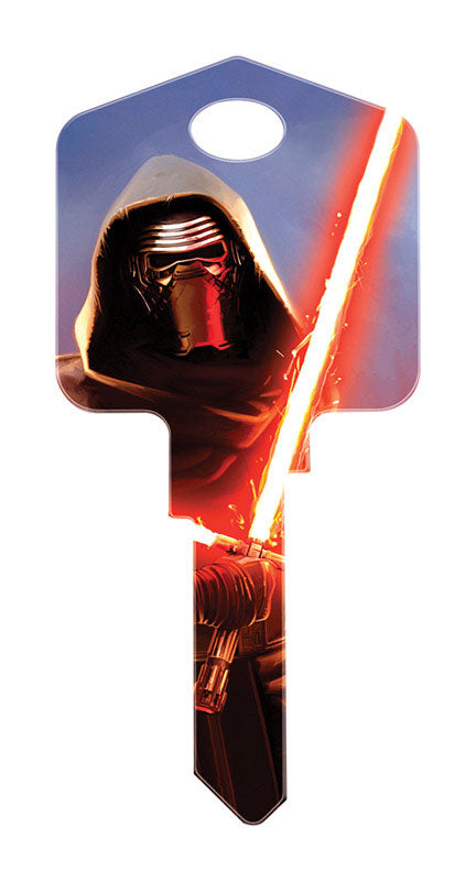 HILLMAN Star Wars Kylo Ren House/Padlock Universal Key Blank Single