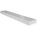 Mail Boss Galvanized Steel White 5 in. W X 34 in. L Mailbox Mounting Plate