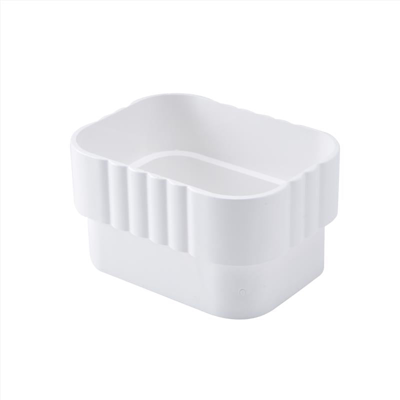 Amerimax 2.38 in. H X 3.25 in. W X 4.25 in. L White Vinyl K Downspout Connector