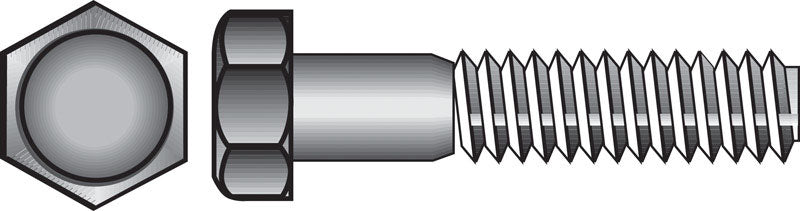 HILLMAN 1/4-20 in. D X 2-1/2 in. L Stainless Steel Hex Head Cap Screw 50 pk