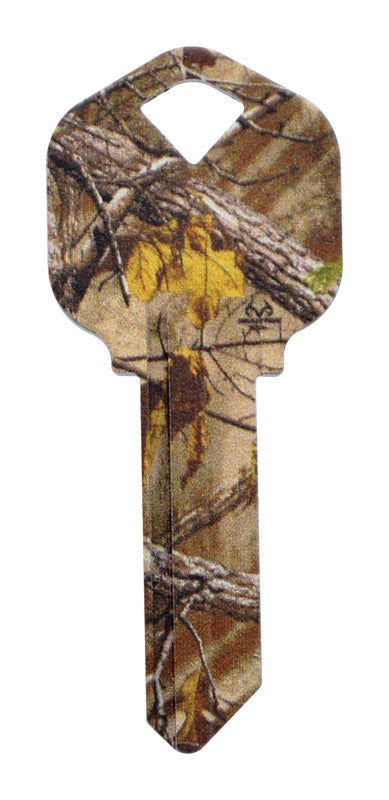 HILLMAN RealTree Green House/Office Universal Key Blank Single Green