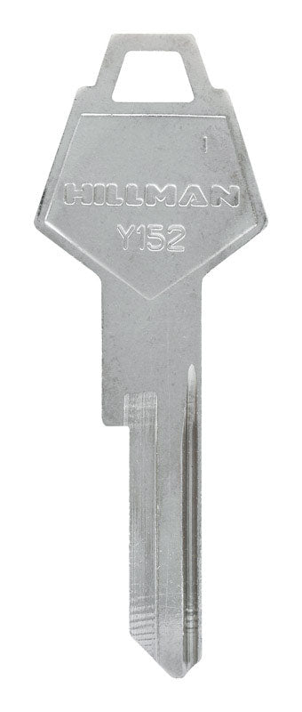 HILLMAN Traditional Key Automotive Key Blank Single For Chrysler Silver