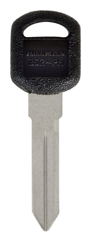 HILLMAN Traditional Key Automotive Key Blank Double For GM Black/Silver