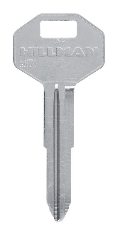 HILLMAN Traditional Key Automotive Key Blank Double For Mitsubishi Silver