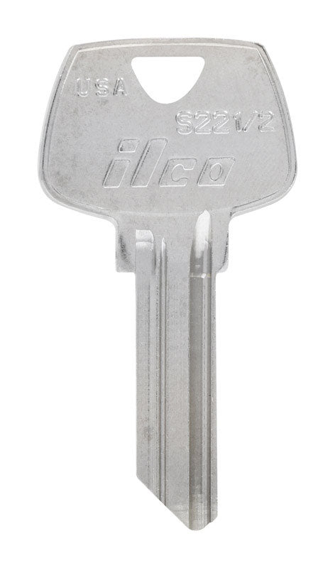 HILLMAN Traditional Key House/Office Universal Key Blank Single Silver