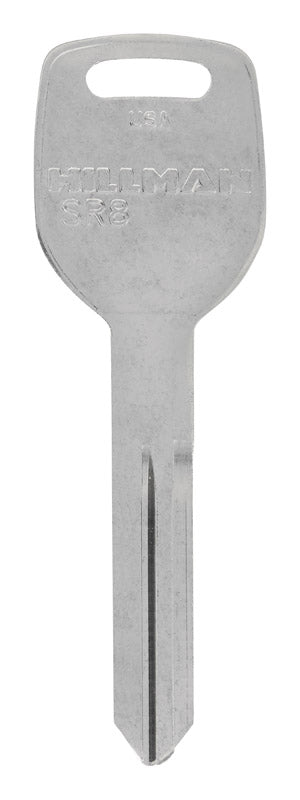 HILLMAN Traditional Key Automotive Key Blank Double For Subaru Silver