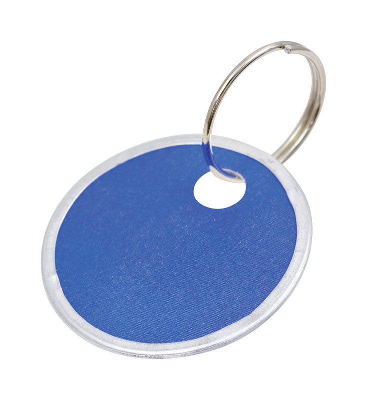 HILLMAN Metal/Paper Assorted Split Ring Keychain