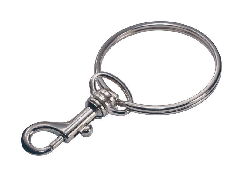 HILLMAN Metal Silver Belt Hooks/Pocket Chains Keychain
