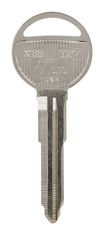 HILLMAN Traditional Key Automotive Key Blank Double For Mazda Silver