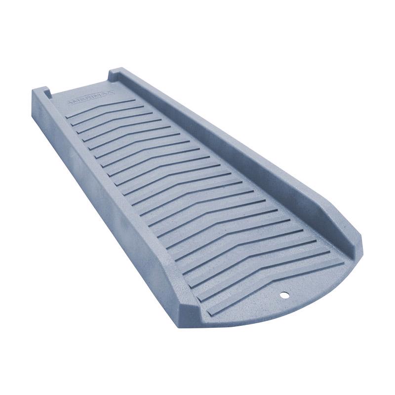 Amerimax 2.5 in. H X 11.5 in. W X 24 in. L Slate Vinyl Splash Block